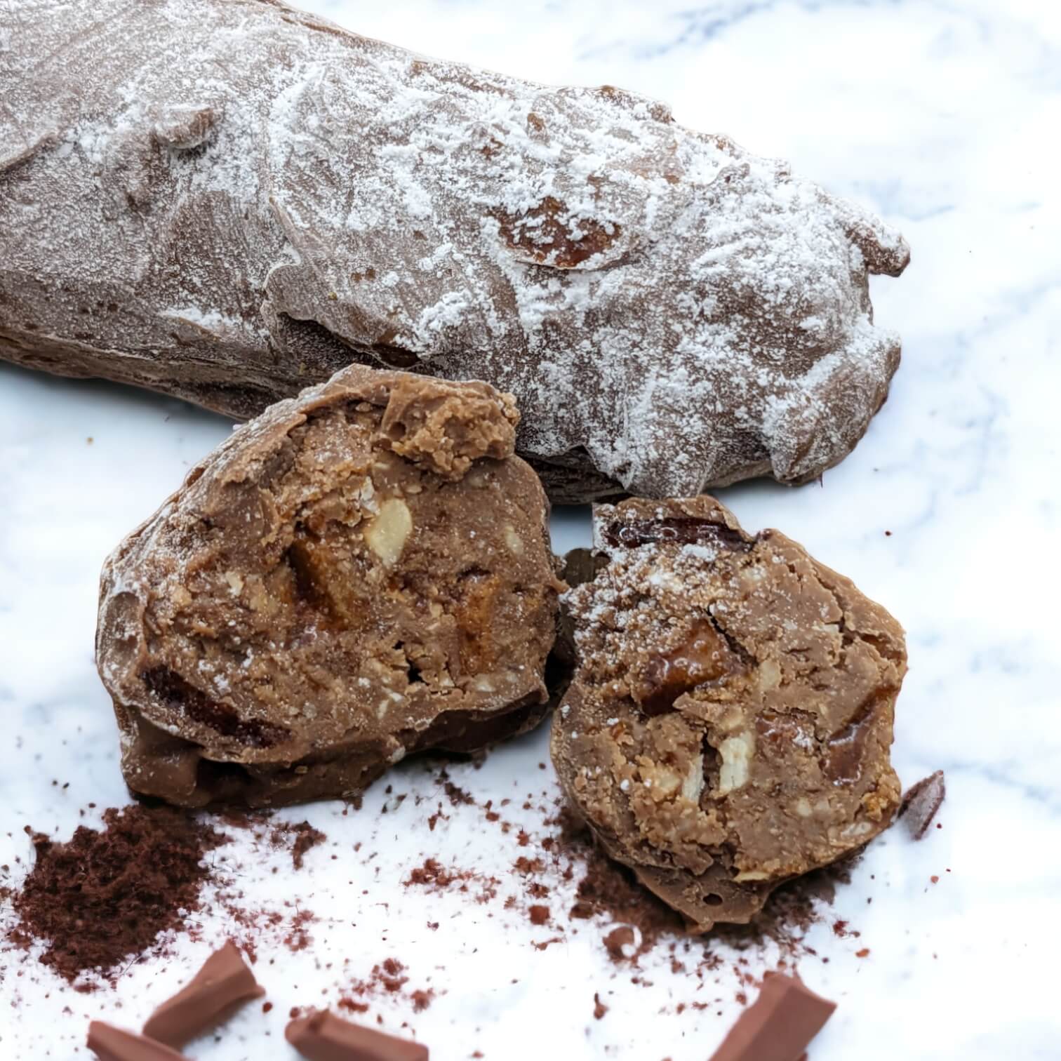 Salted caramel chocolate salami - Image 2