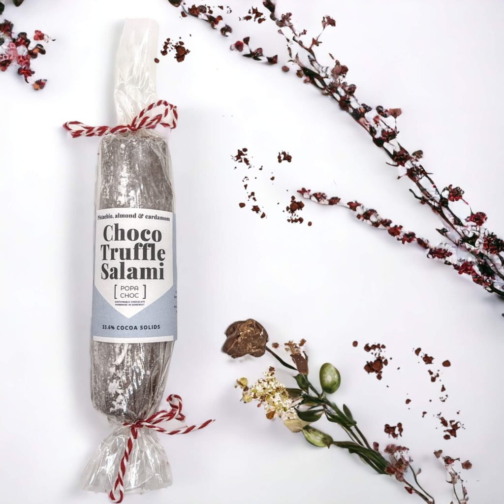 Cardamom chocolate salami