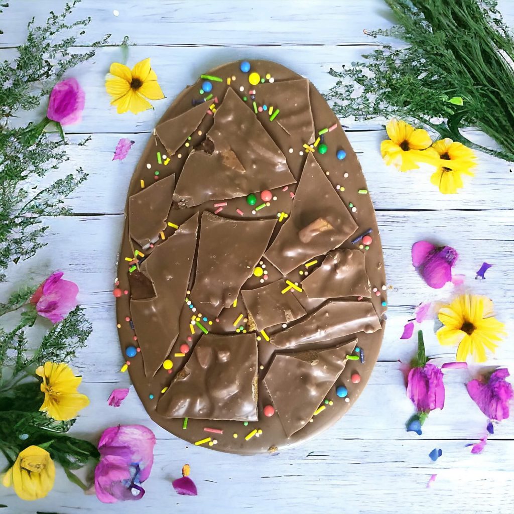 Salted Caramel Easter Egg Slab (150g)
